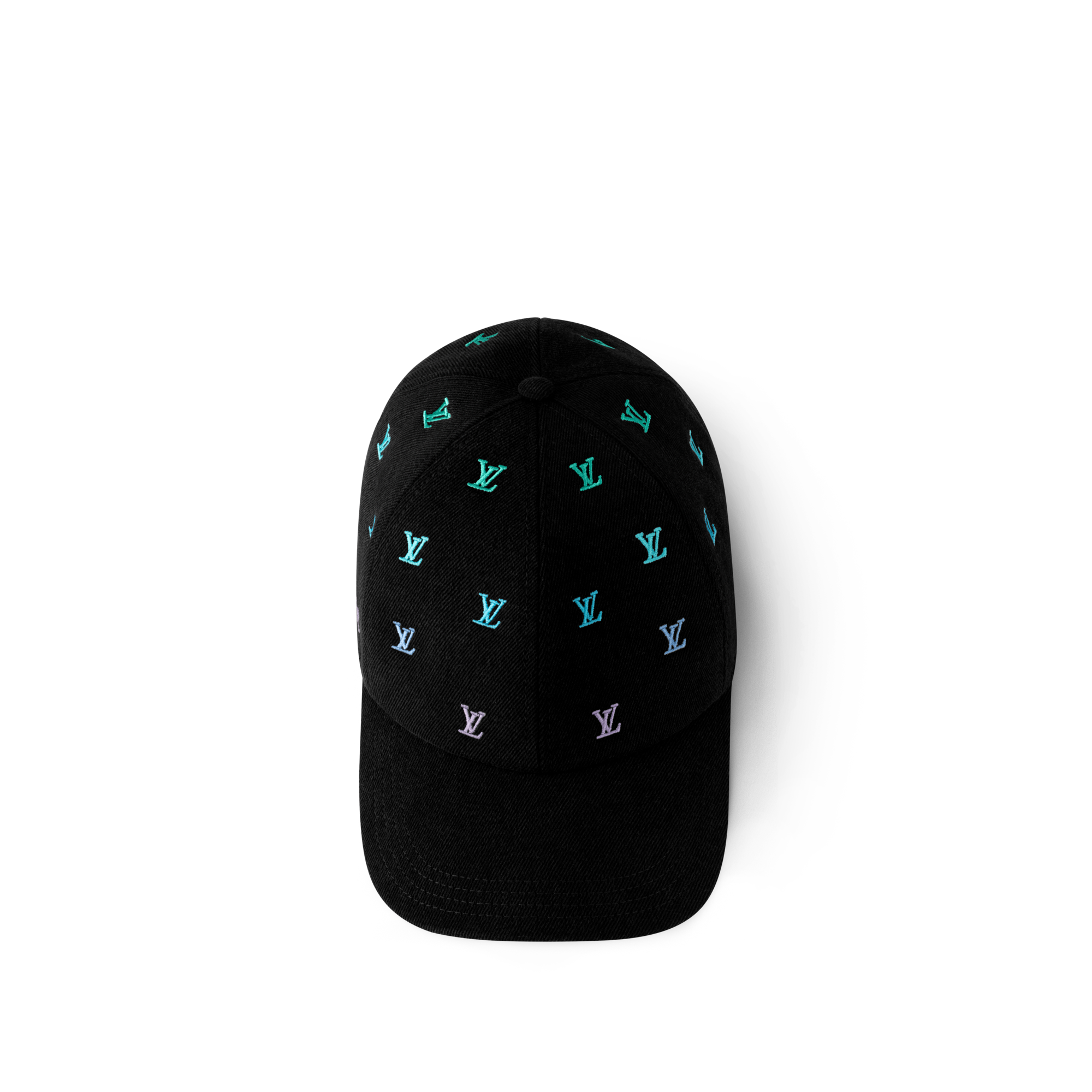 LV Blason Shading Denim Cap . in Men