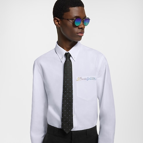 LV Blason Shading Tie . in Men's Accessories Ties and Pocket Squares collections by Louis Vuitton (Product zoom)