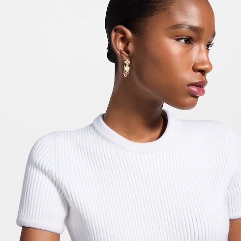 LV Blooming Symphony Earrings . in Women's Fashion Jewellery Earrings collections by Louis Vuitton (Product zoom)