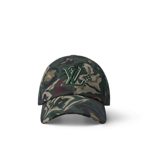 LV Camo Cap . in Men's Accessories Hats, Beanies and Gloves collections by Louis Vuitton (Product zoom)