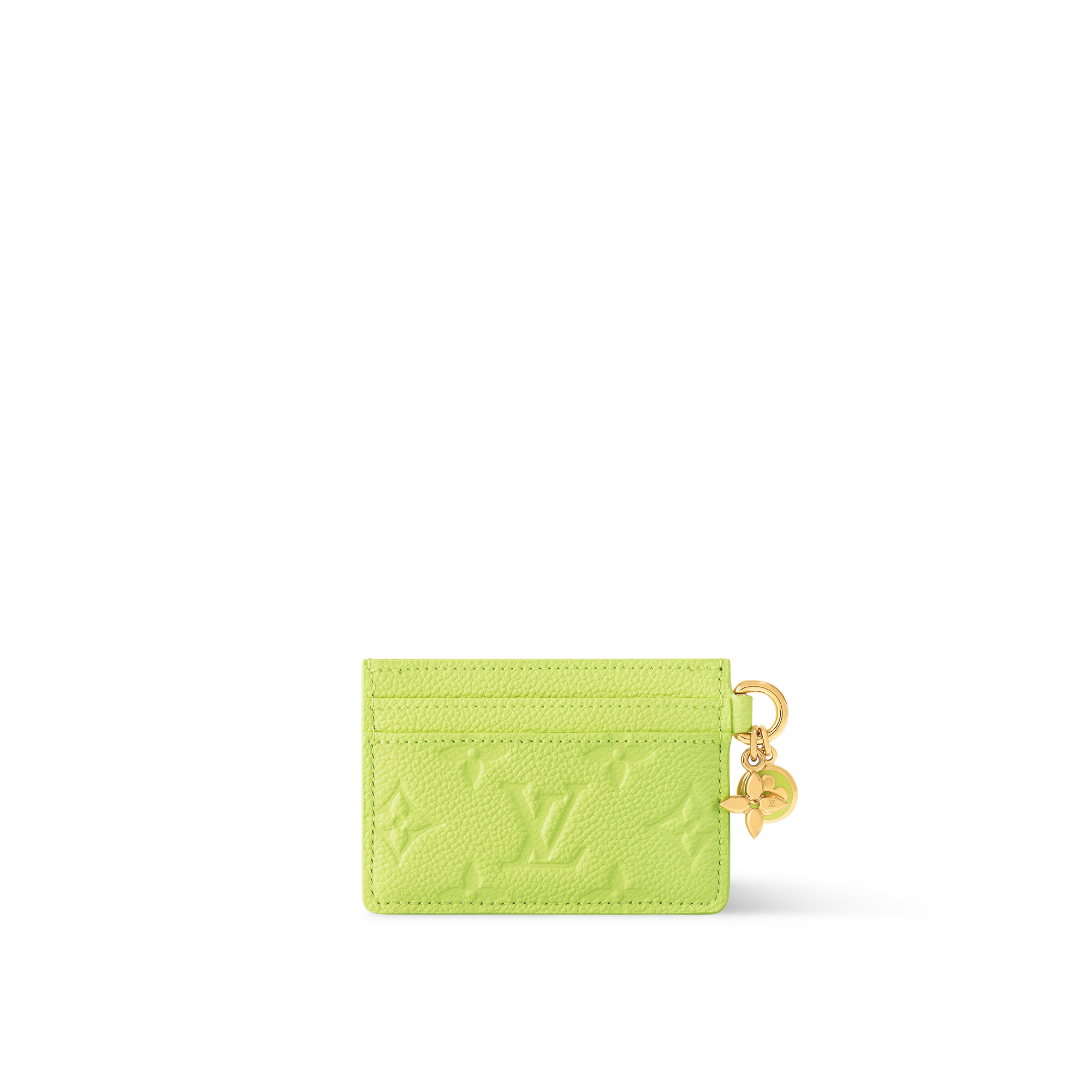 LV Charms Card Holder Monogram Empreinte Leather in Women
