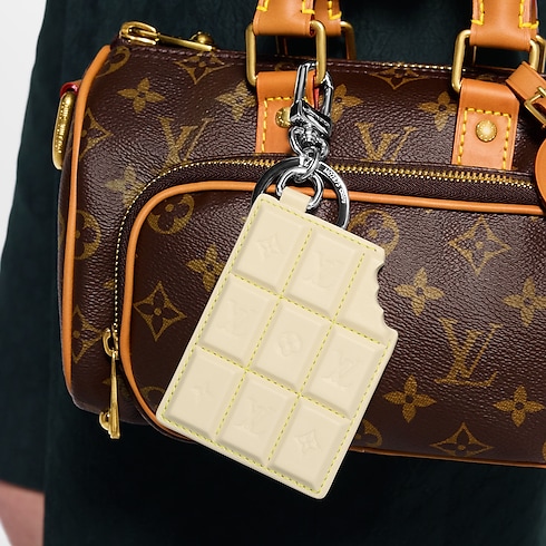 LV Chocolate Bar Key Holder and Bag Charm . in Men's Accessories Key Holders and Bag Charms collections by Louis Vuitton (Product zoom)