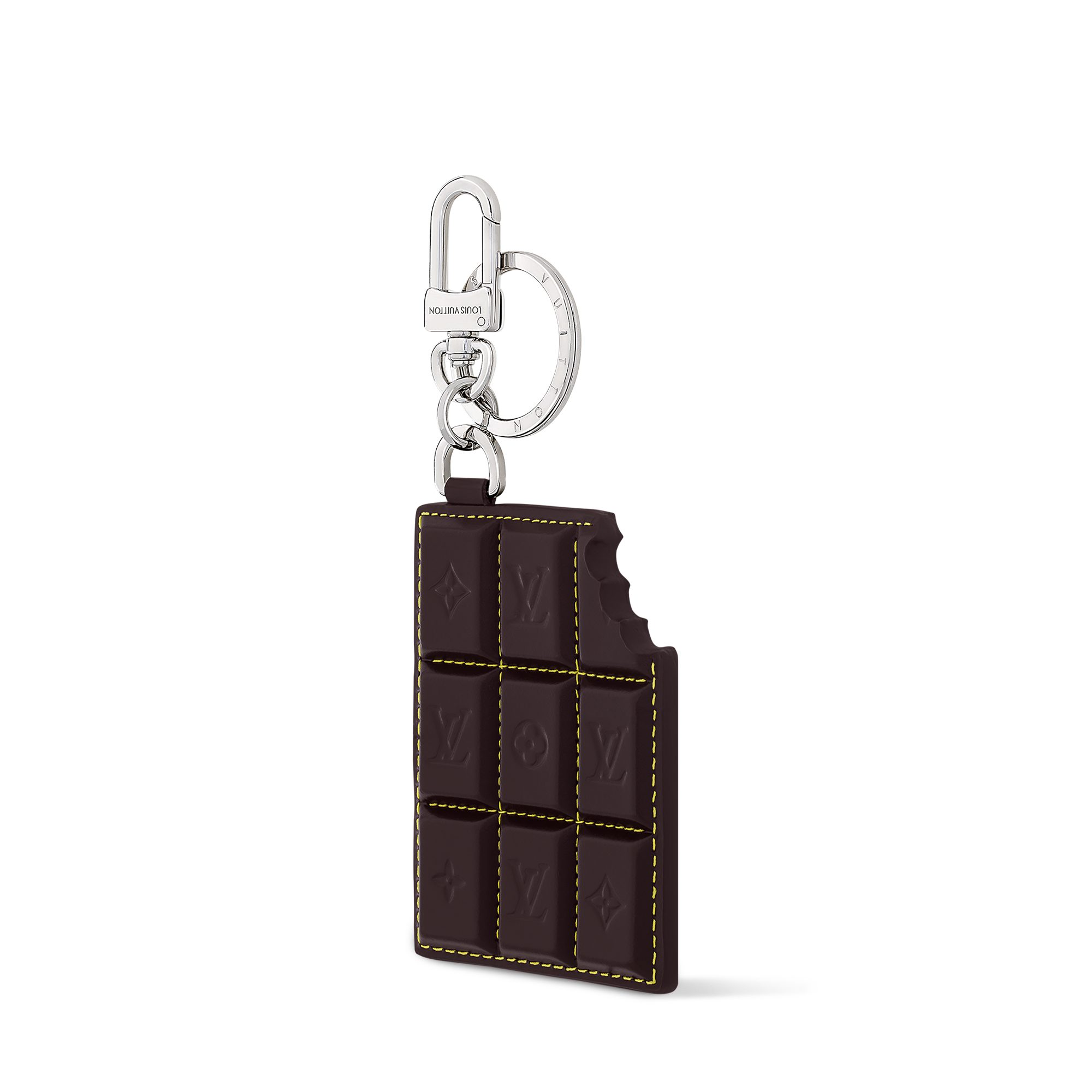 LV Chocolate Bar Key Holder and Bag Charm . in Men
