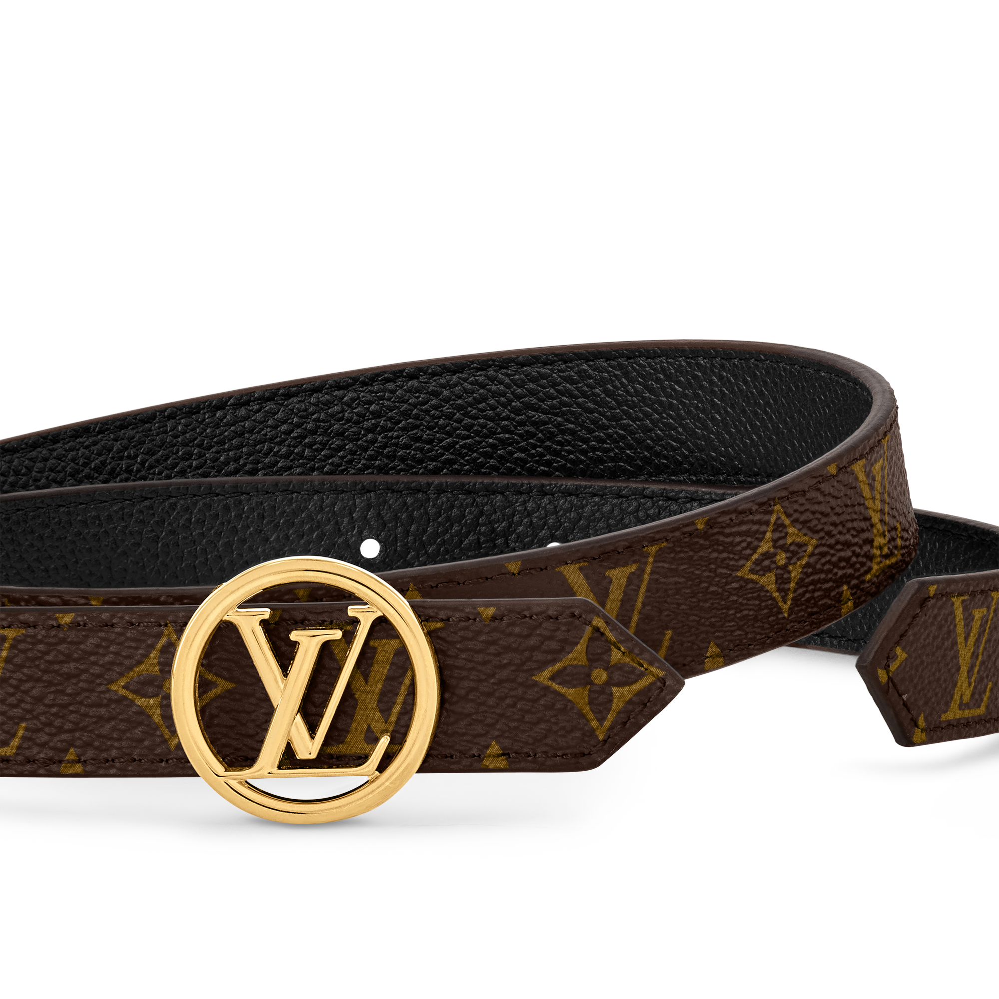 LV Circle 20mm Reversible Belt Monogram in Women