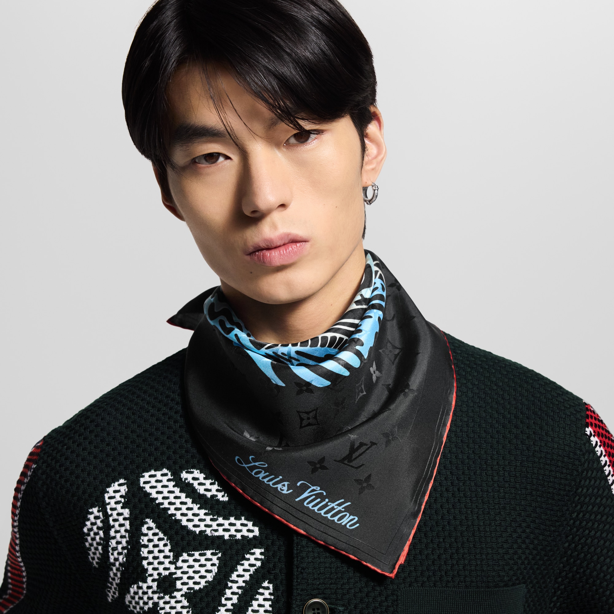 LV City Stamp Bandana . in Men