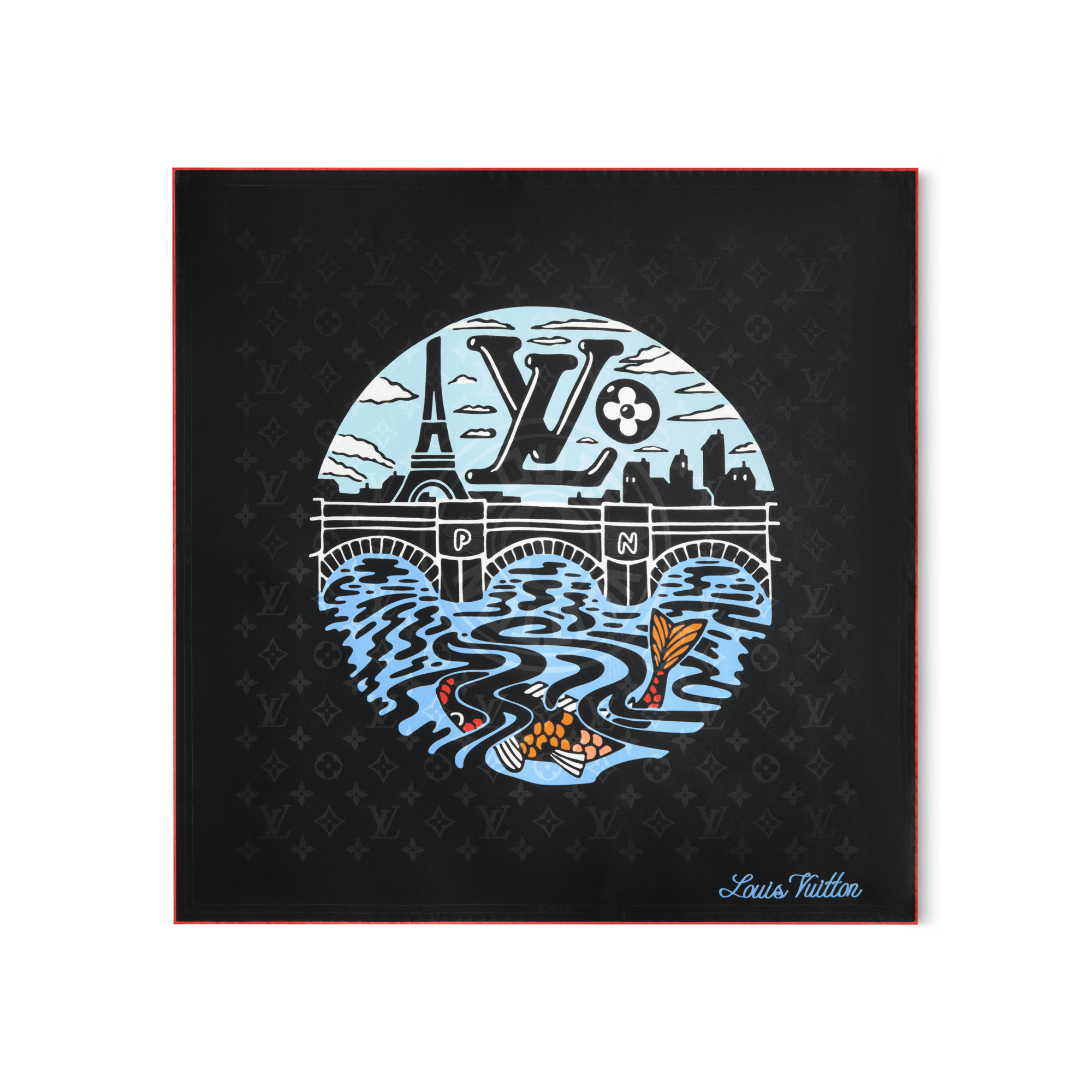 LV City Stamp Bandana . in Men
