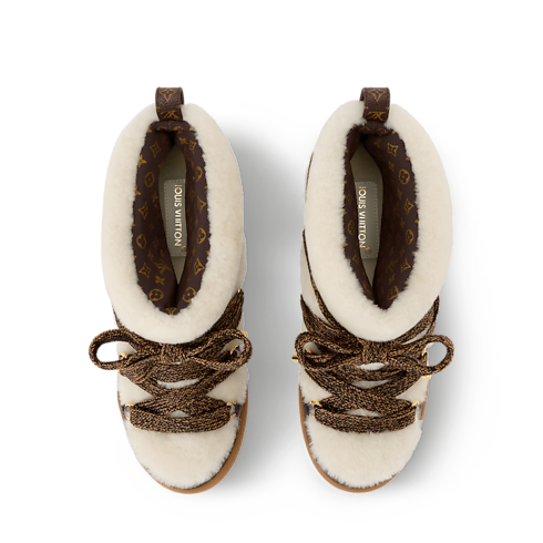 LV Cloud Lace-up Ankle Boot in Women's Shoes Boots and Ankle Boots collections by Louis Vuitton (Product zoom)