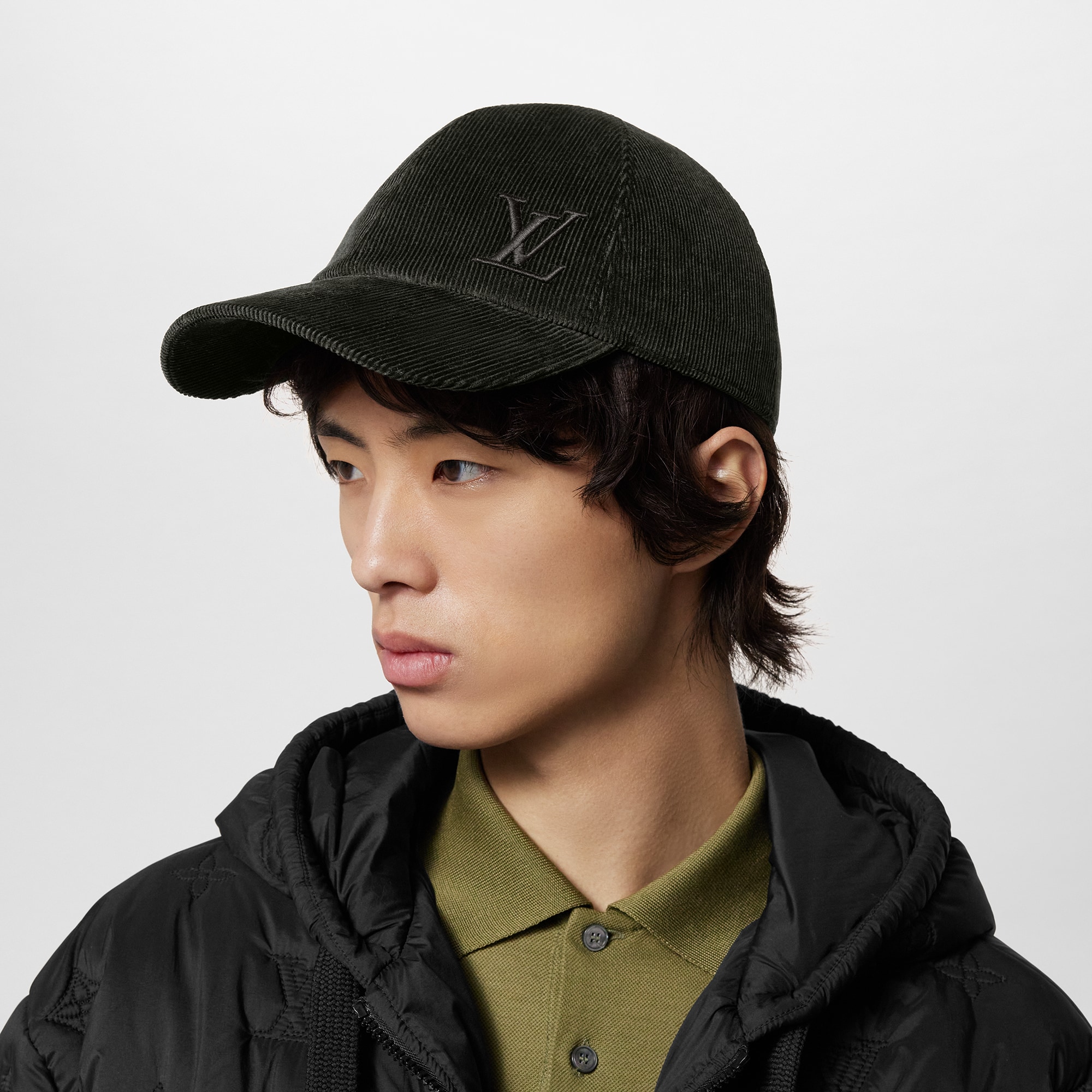 LV Corduroy Cap . in Men