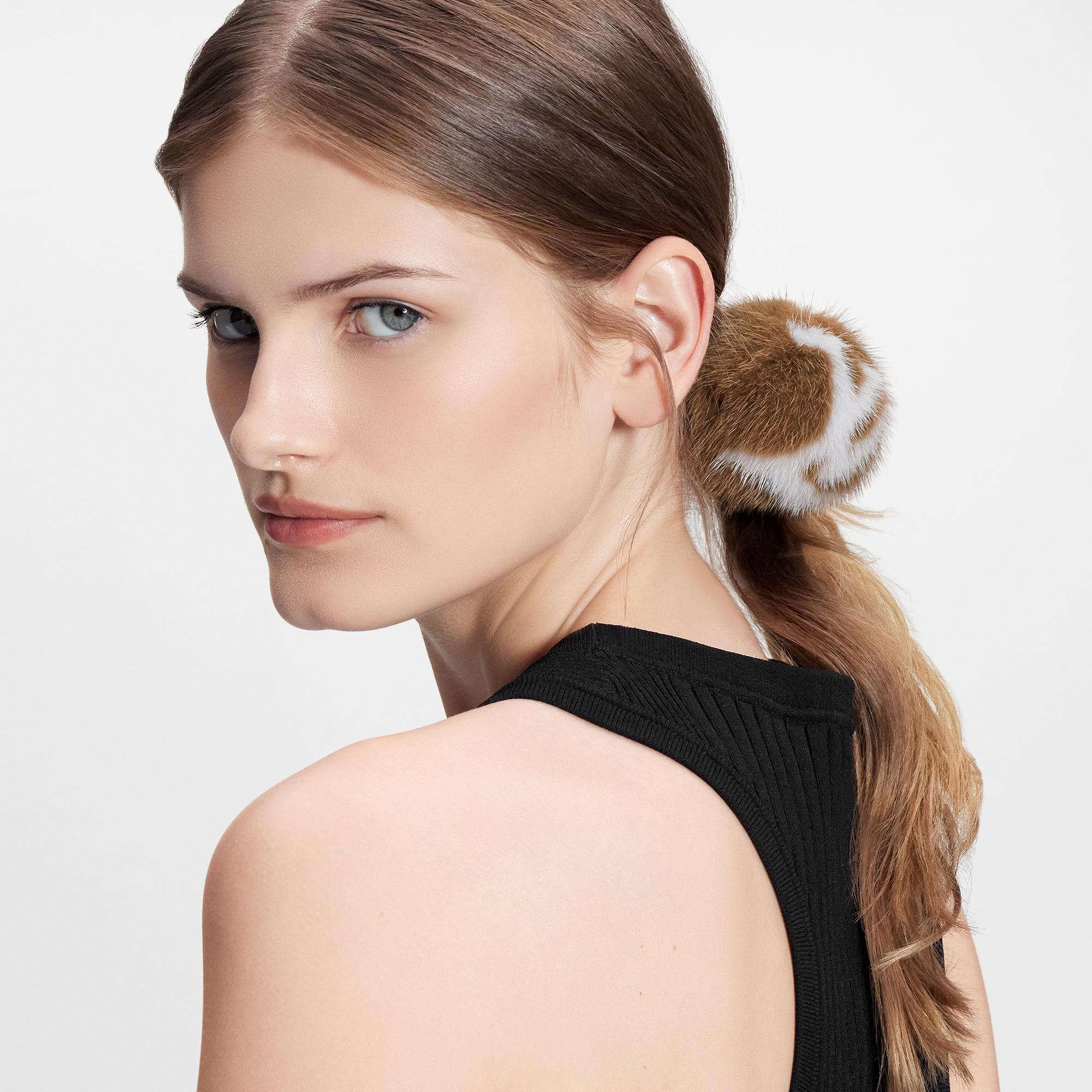 LV Cosy Mink Fur Elastic Scrunchie . in Women