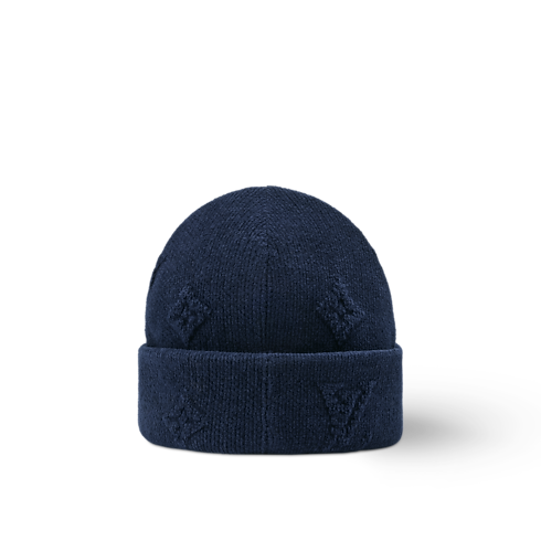 LV Crush Monogram Heritage Beanie . in Men's Accessories Hats, Beanies and Gloves collections by Louis Vuitton (Product zoom)