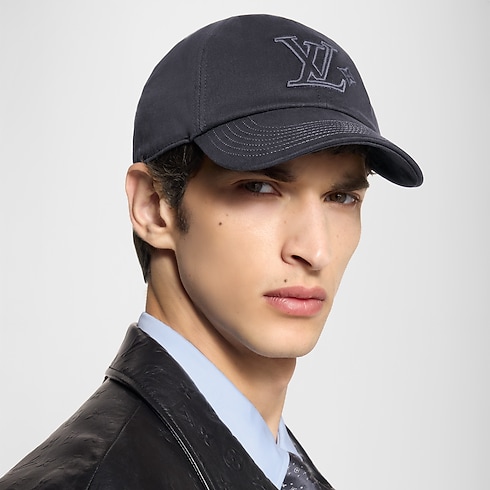 LV Denim Washed Cap . in Men's Accessories Hats, Beanies and Gloves collections by Louis Vuitton (Product zoom)