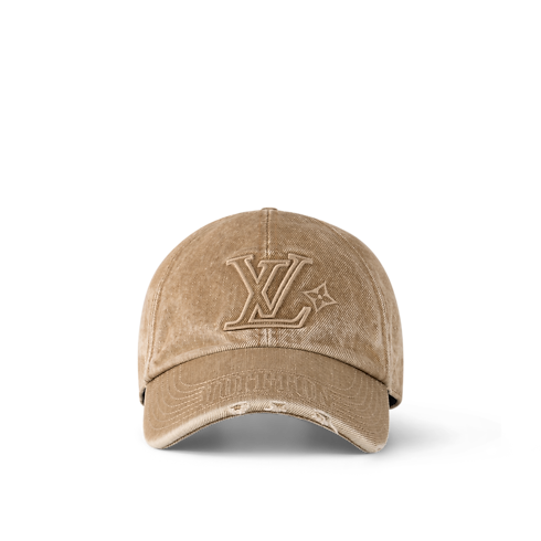 LV Denim Washed Cap . in Men's Accessories Hats, Beanies and Gloves collections by Louis Vuitton (Product zoom)