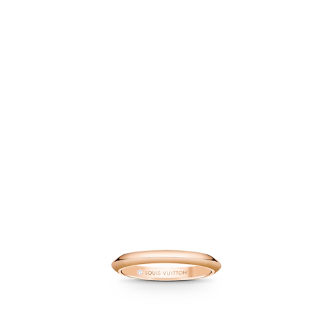 LV Diamonds 2.5mm Wedding Band, Pink Gold in Jewellery's Categories Wedding Bands collections by Louis Vuitton (Product zoom)