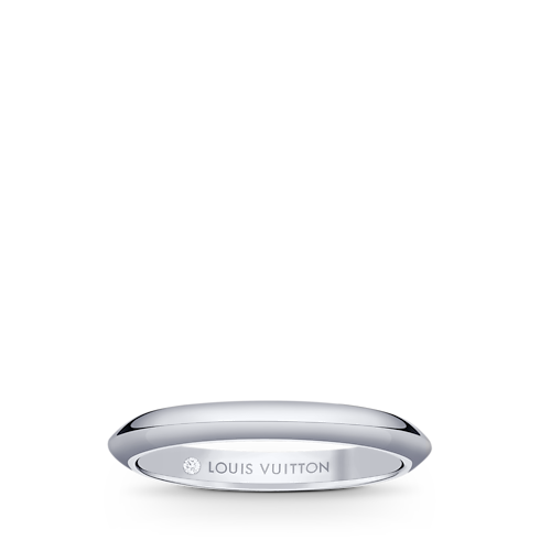 LV Diamonds 2.5mm Wedding Band, Platinum in Jewellery's Categories Wedding Bands collections by Louis Vuitton (Product zoom)