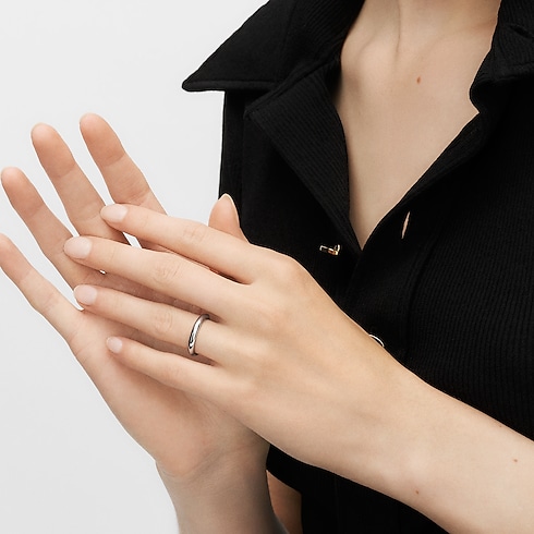 LV Diamonds 3mm Wedding Band, Platinum in Jewellery's Categories Wedding Bands collections by Louis Vuitton (Product zoom)