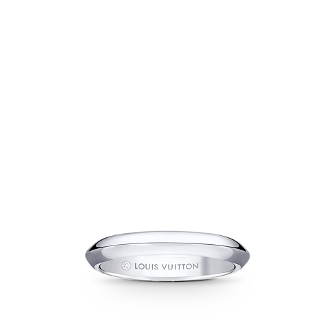 LV Diamonds 3mm Wedding Band, Platinum in Jewellery's Categories Wedding Bands collections by Louis Vuitton (Product zoom)