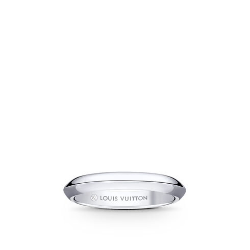 LV Diamonds 3mm Wedding Band, Platinum in Jewellery's Categories Wedding Bands collections by Louis Vuitton (Product zoom)