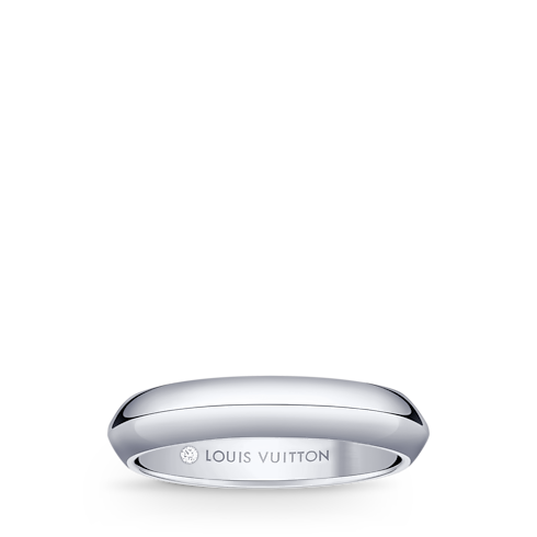 LV Diamonds 4mm Wedding Band, Platinum in Jewellery's Categories Wedding Bands collections by Louis Vuitton (Product zoom)