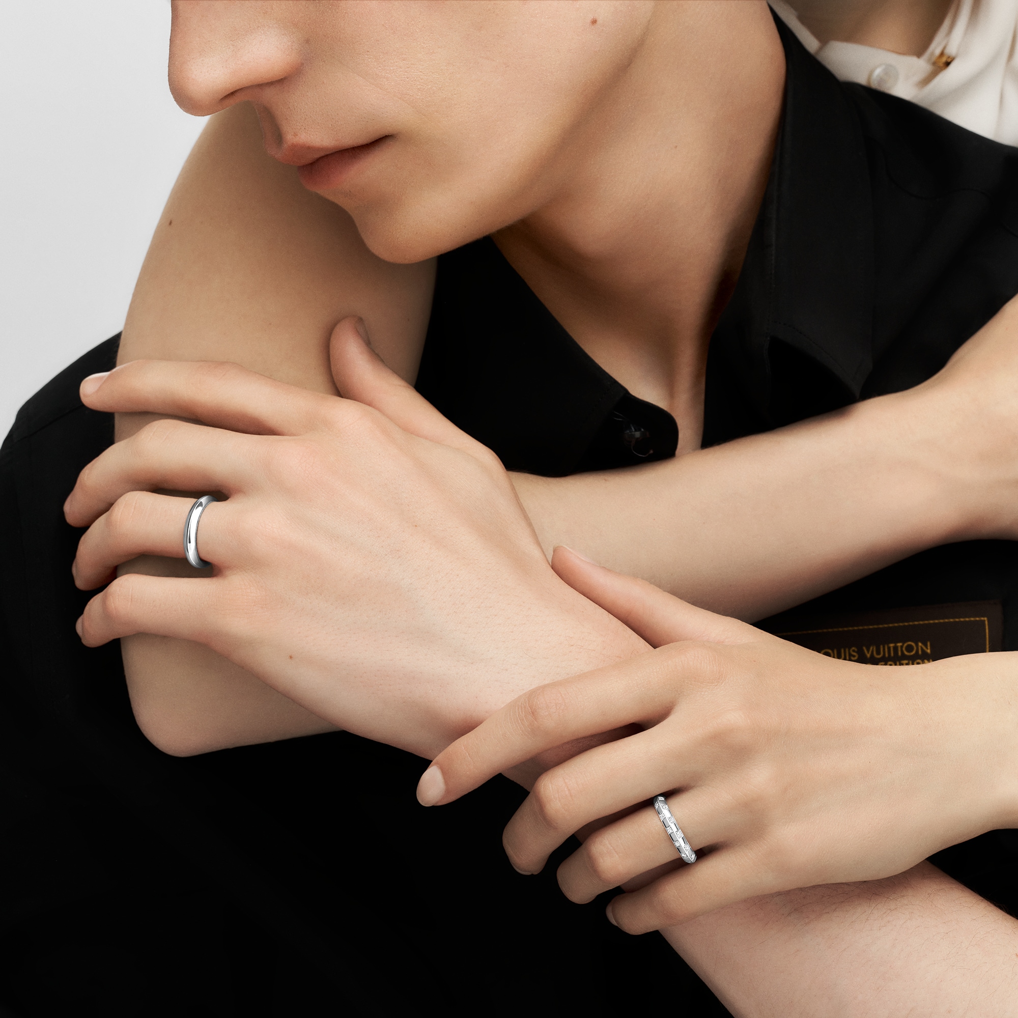 LV Diamonds 4mm Wedding Band, Platinum  in Jewellery