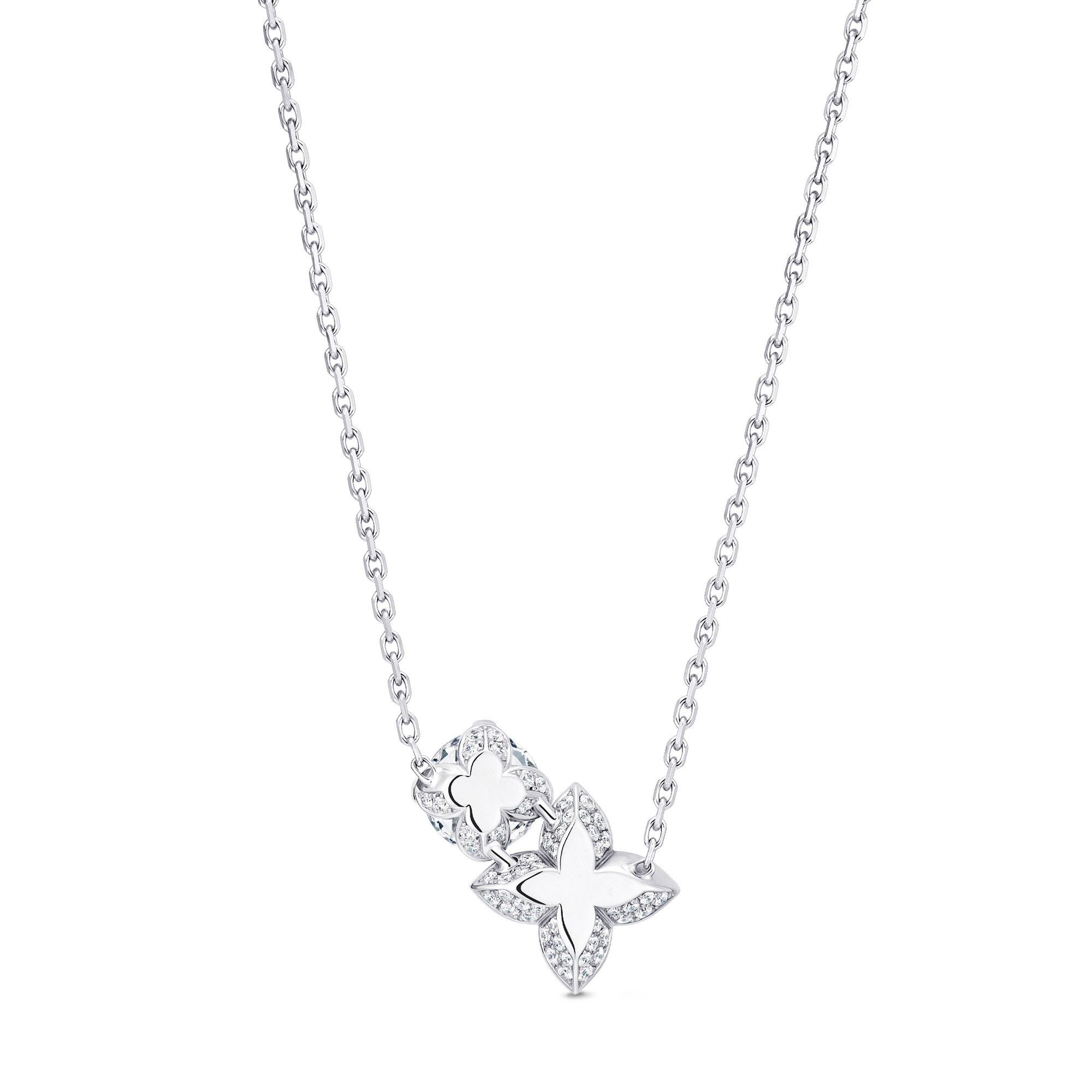 LV Diamonds Double Pendant, Round Brilliant cut  in Jewellery