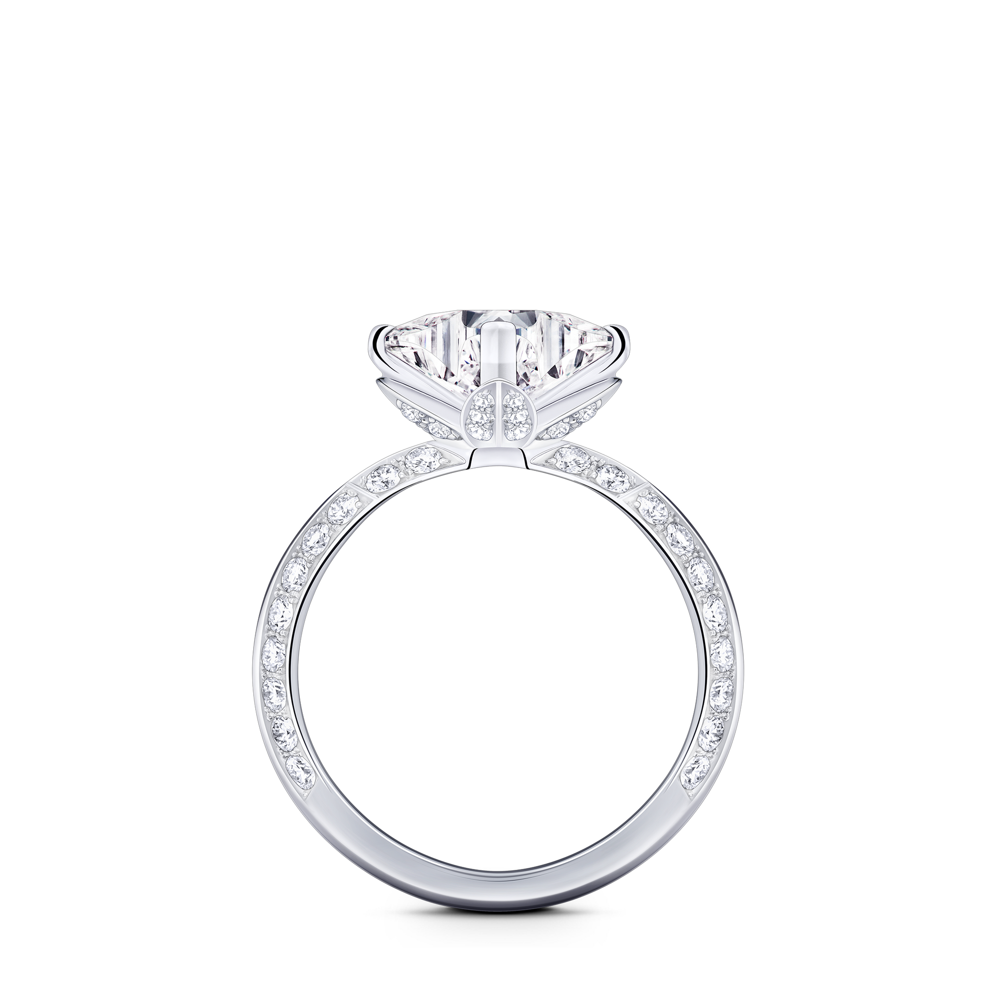 LV Diamonds Pavé Solitaire, LV Monogram Star Cut  in Jewellery