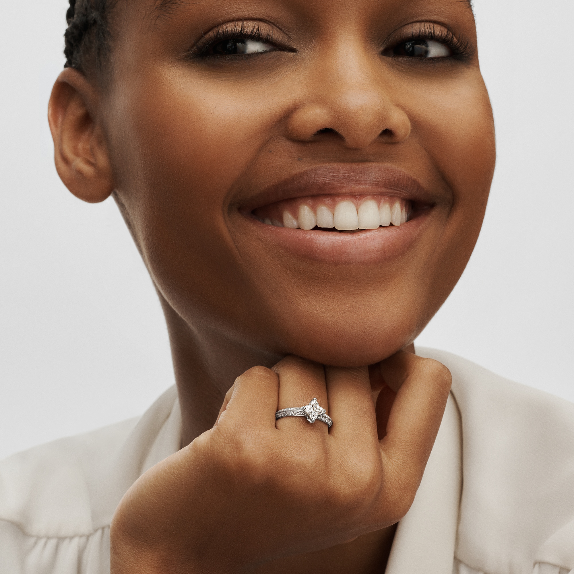 LV Diamonds Pavé Solitaire, LV Monogram Star cut  in Jewellery