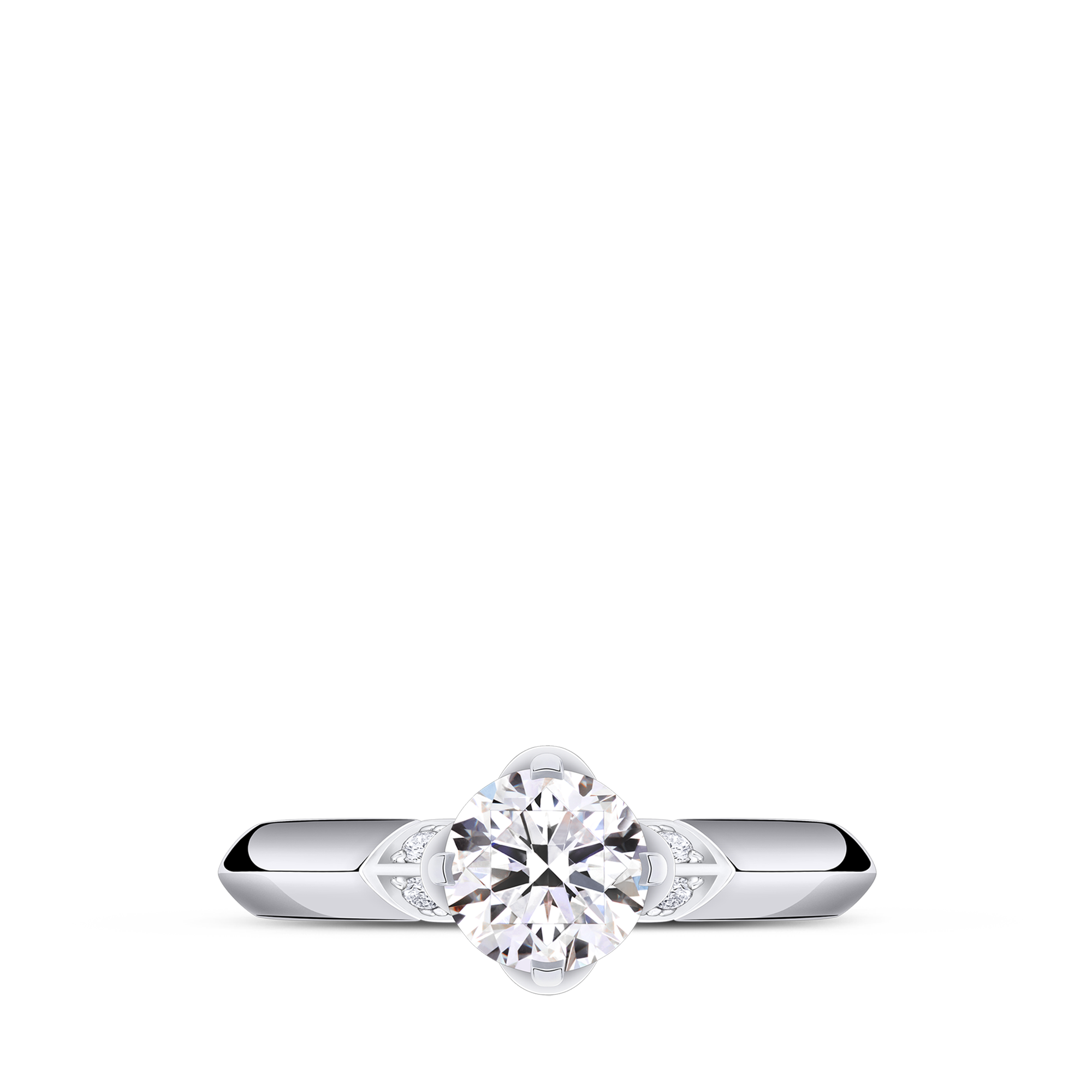 LV Diamonds Solitaire, Round Brilliant cut  in Jewellery