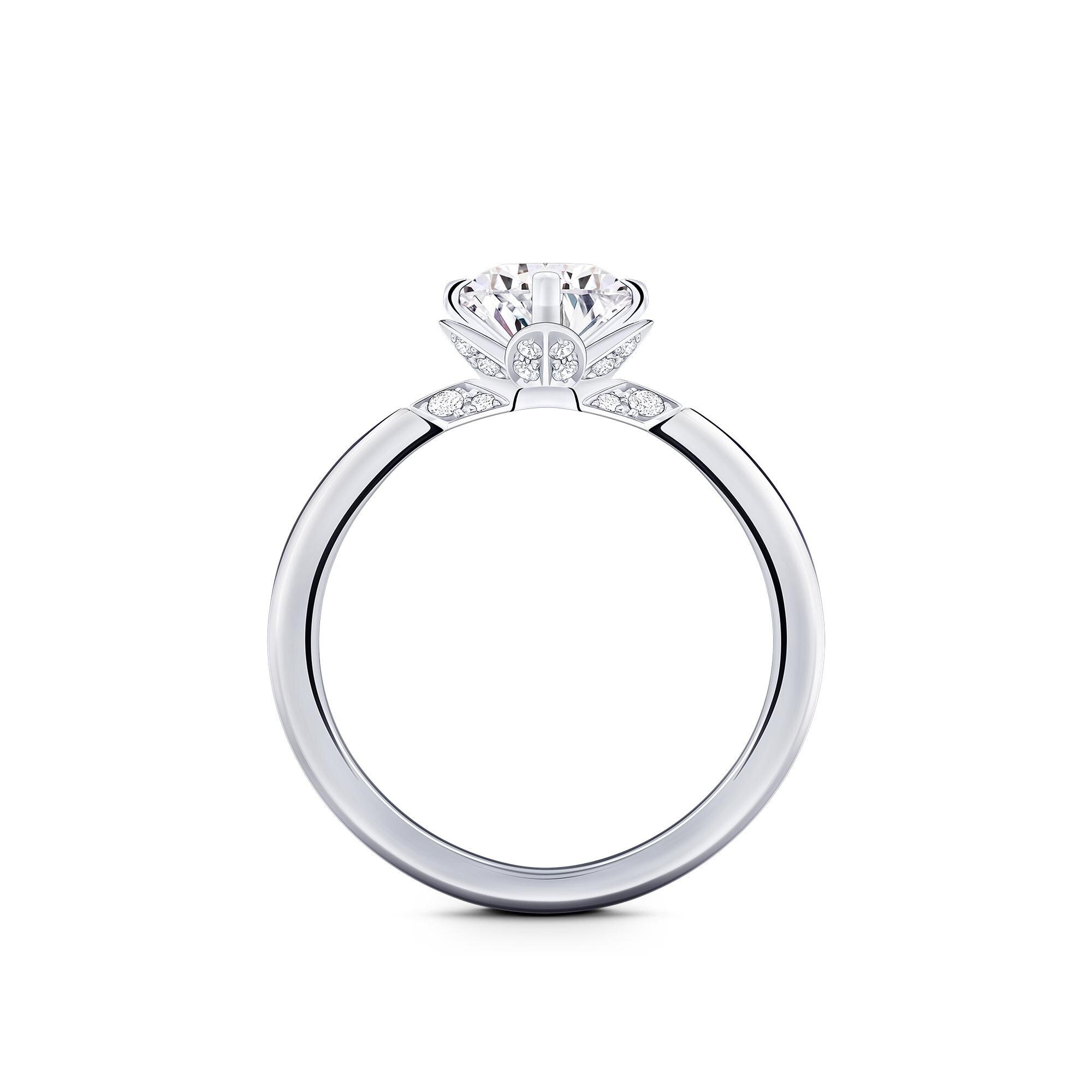 LV Diamonds Solitaire, Round Brilliant cut  in Jewellery