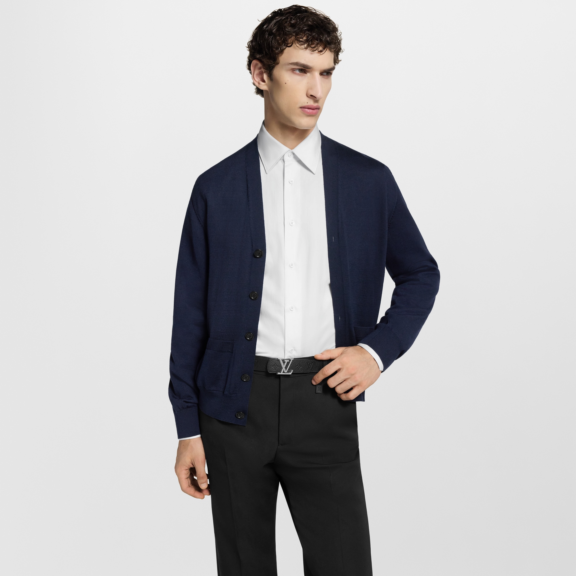 LV Dimension 30mm Reversible Belt Taurillon in Men