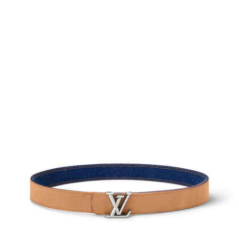 LV Dimension Denim 35mm Reversible Belt in Men's Accessories Men's Belts collections by Louis Vuitton (Product zoom)