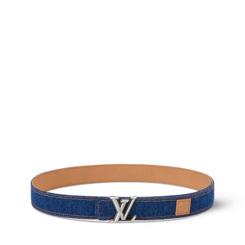 LV Dimension Denim 35mm Reversible Belt in Men's Accessories Men's Belts collections by Louis Vuitton (Product zoom)