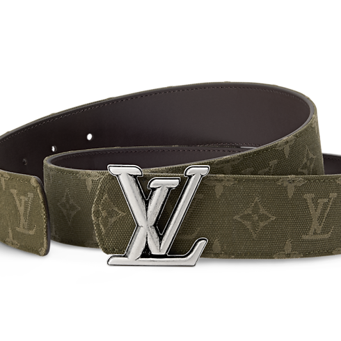 LV Dimension Monogram Surplus Cotton 40mm Reversible Belt G77 in Men's Accessories Men's Belts collections by Louis Vuitton (Product zoom)