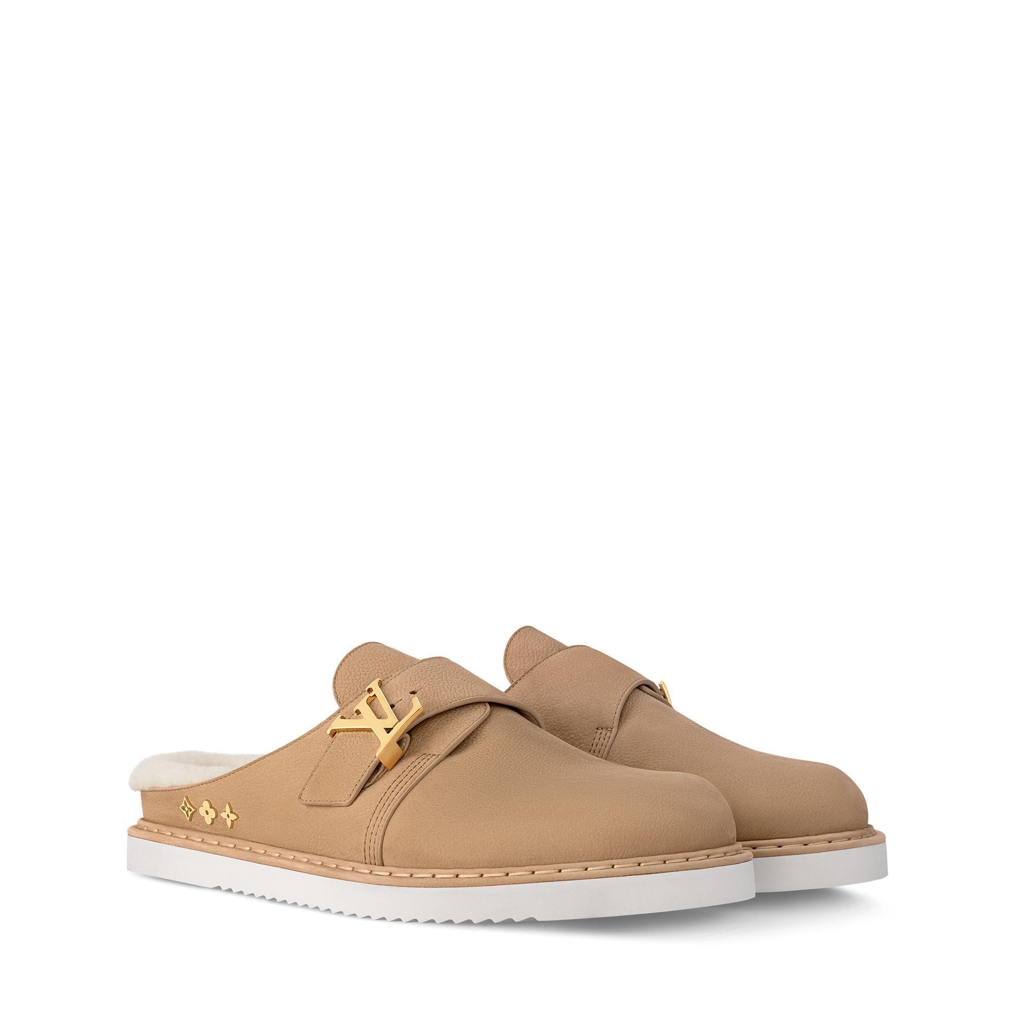 LV Easy Mule Shearling  in Men