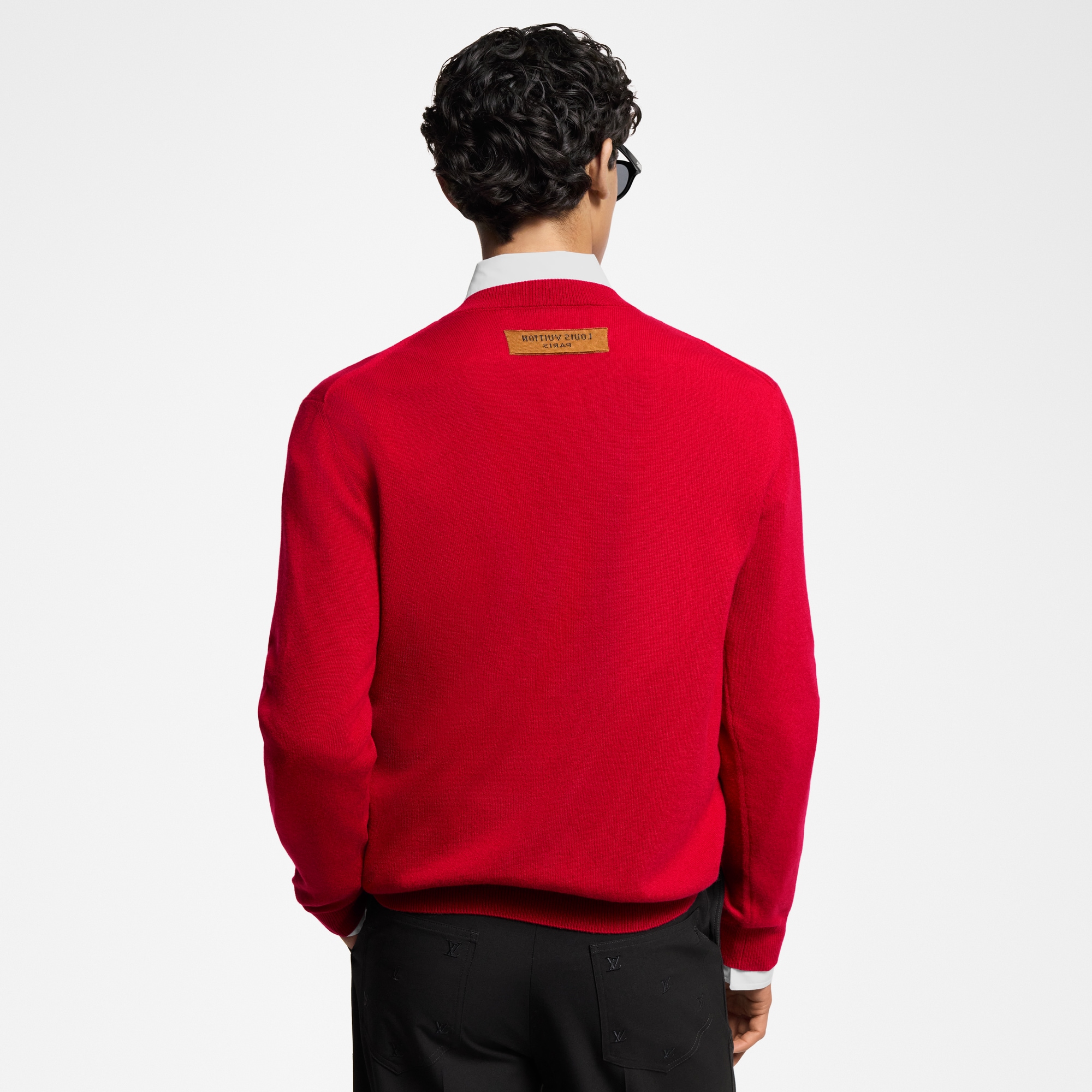 LV Embossed Cashmere Crewneck  in Men