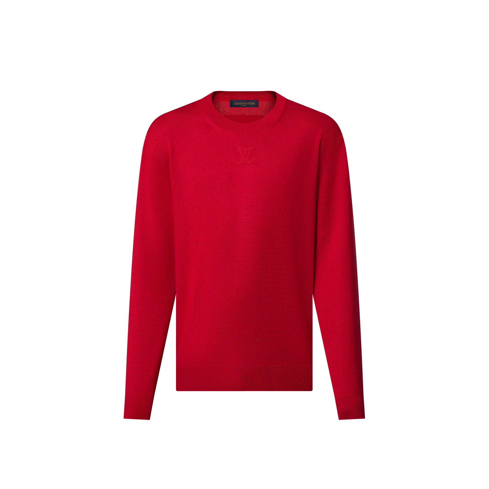 LV Embossed Cashmere Crewneck  in Men
