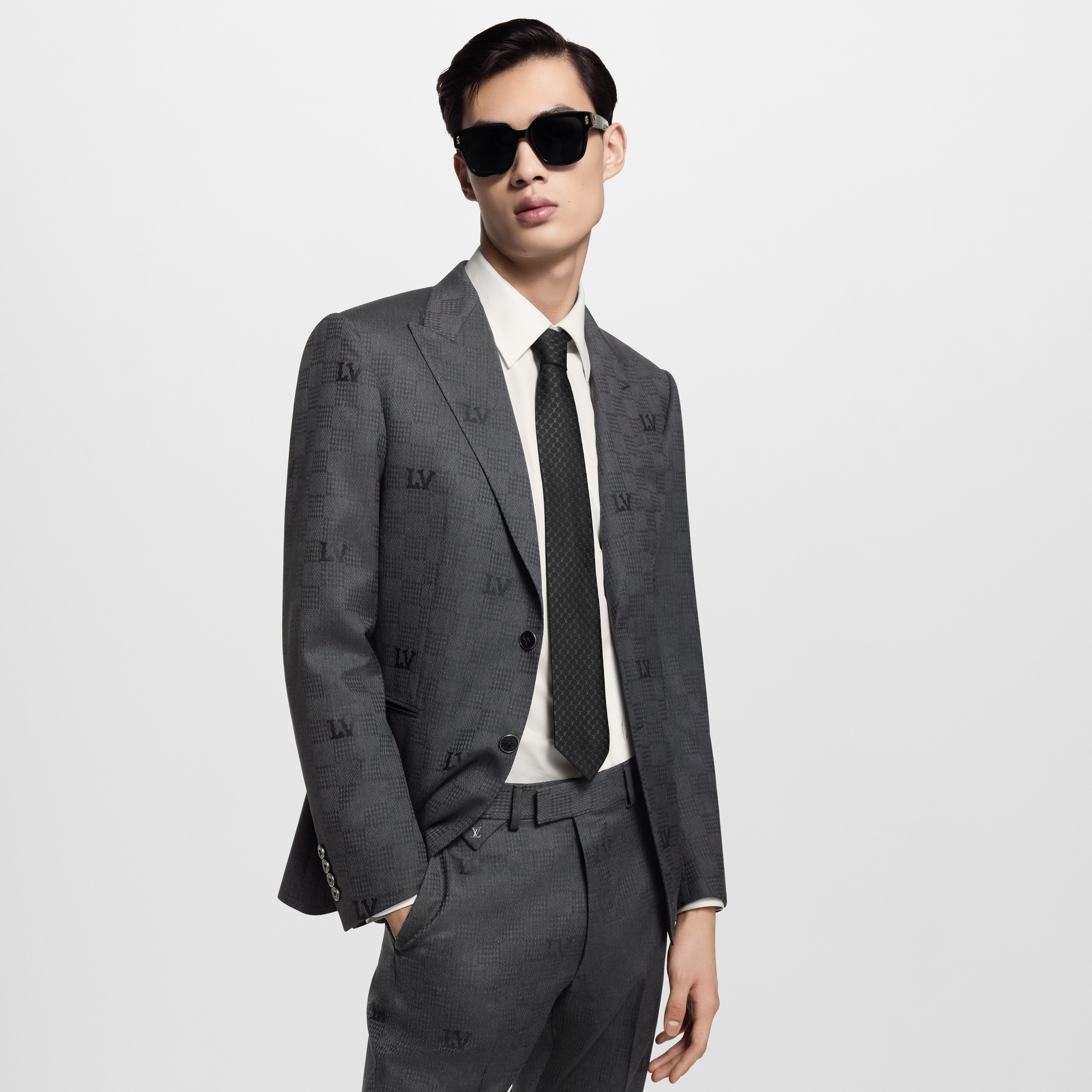 LV Fishnet Tie . in Men