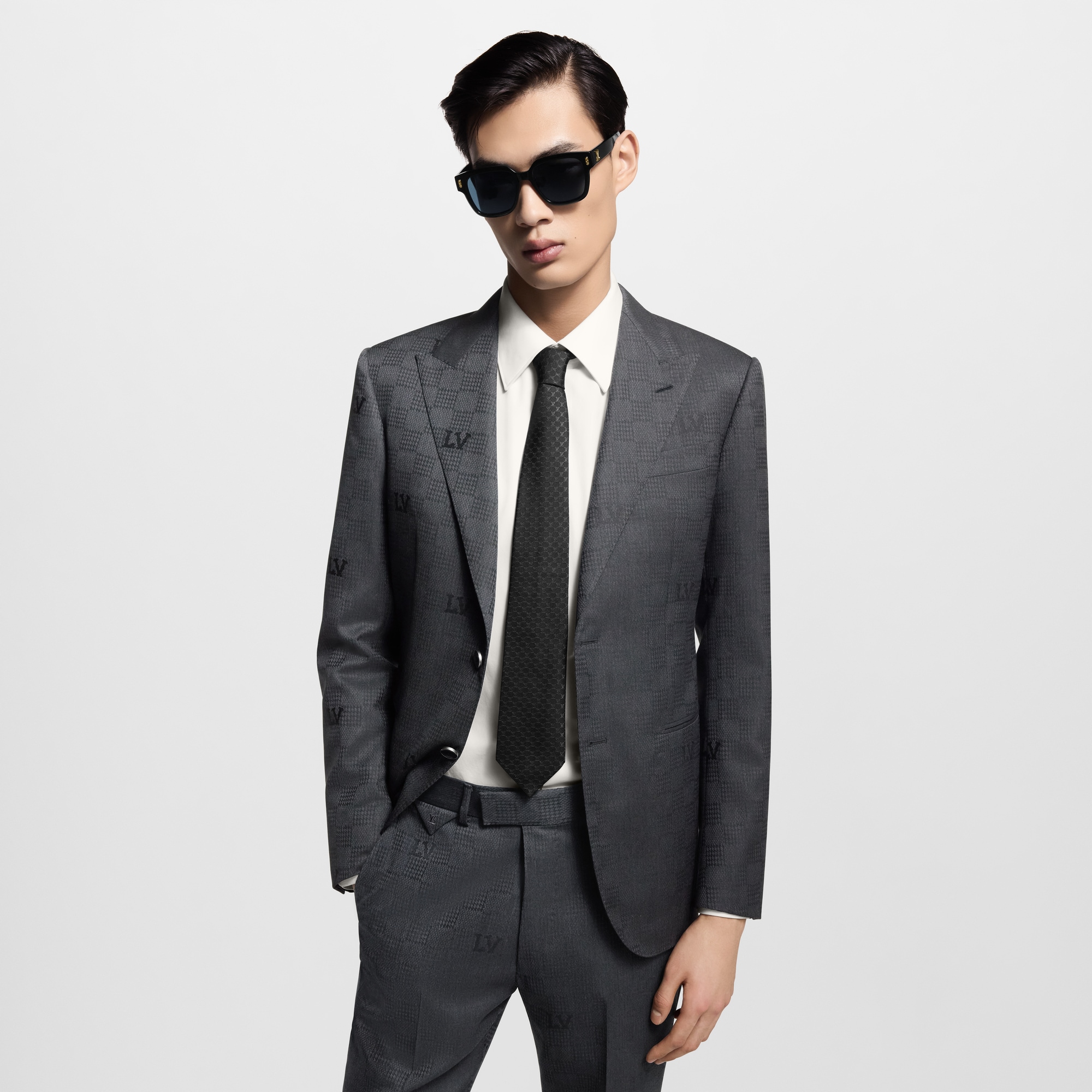 LV Fishnet Tie . in Men