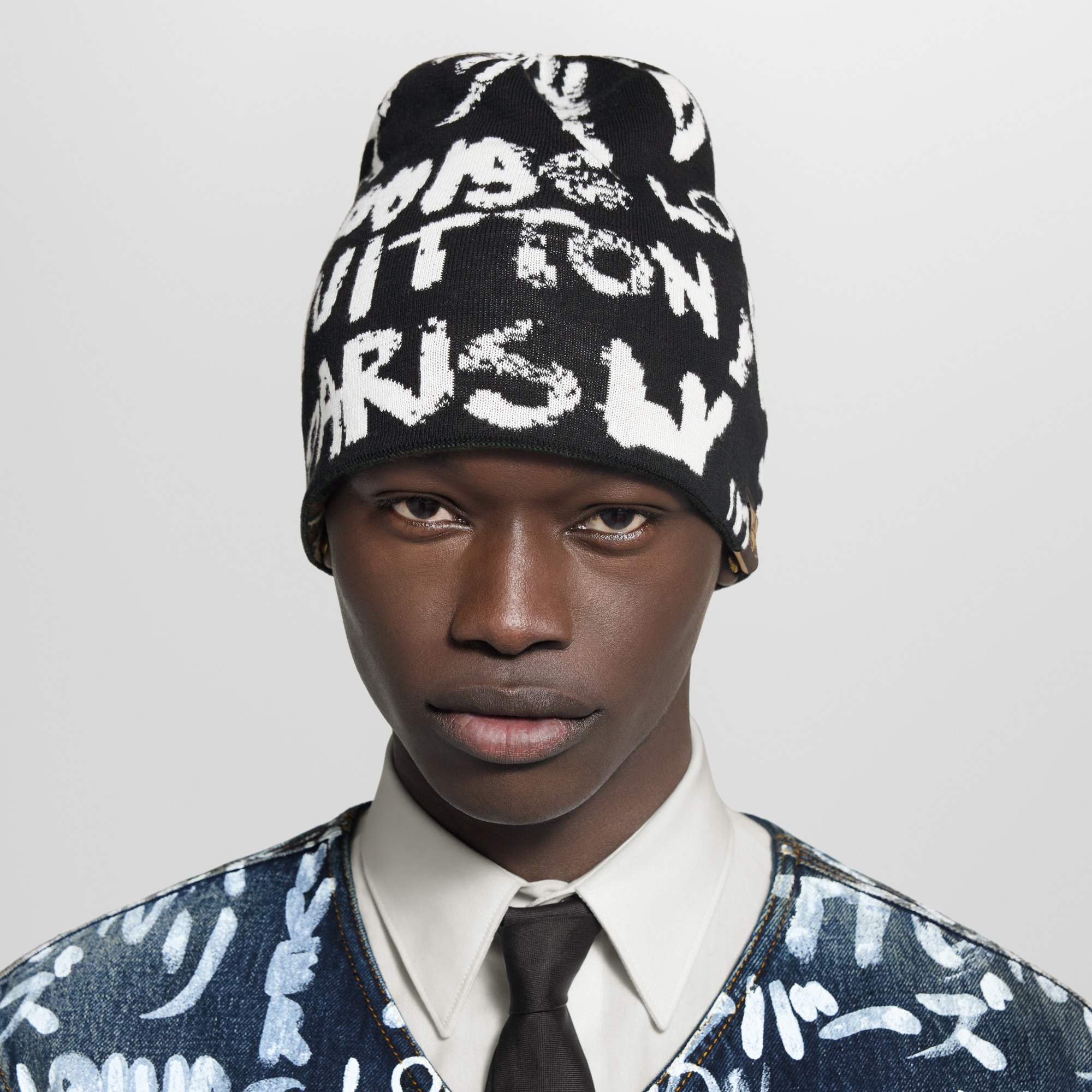 LV Fit Scribble Beanie . in Men