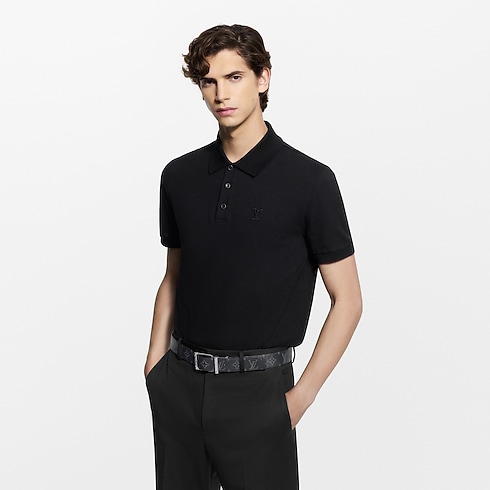 LV Flower Pique Polo in Men's Ready-to-Wear T-shirts and Polos collections by Louis Vuitton (Product zoom)