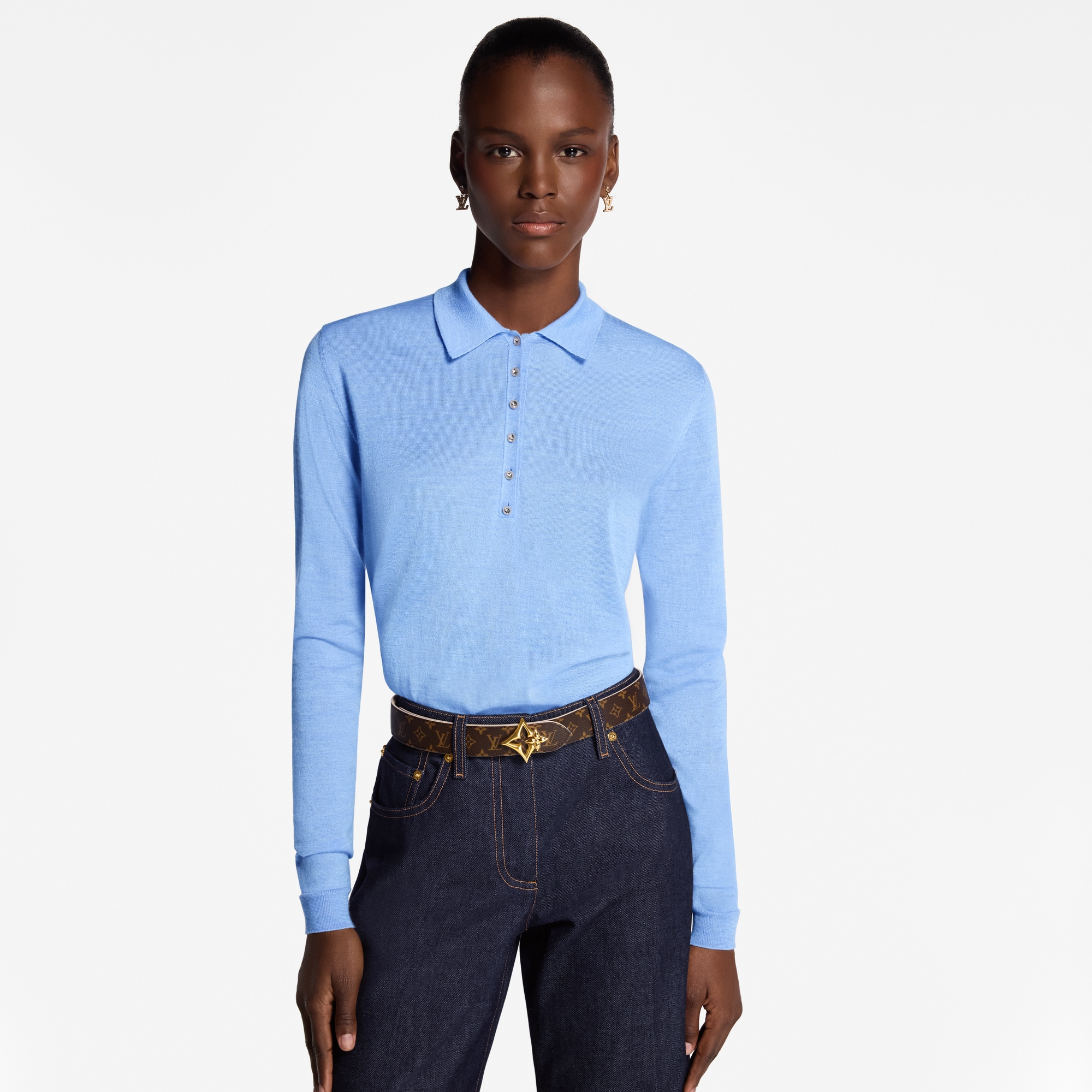 LV Flowergram 20mm Reversible Belt  in Women