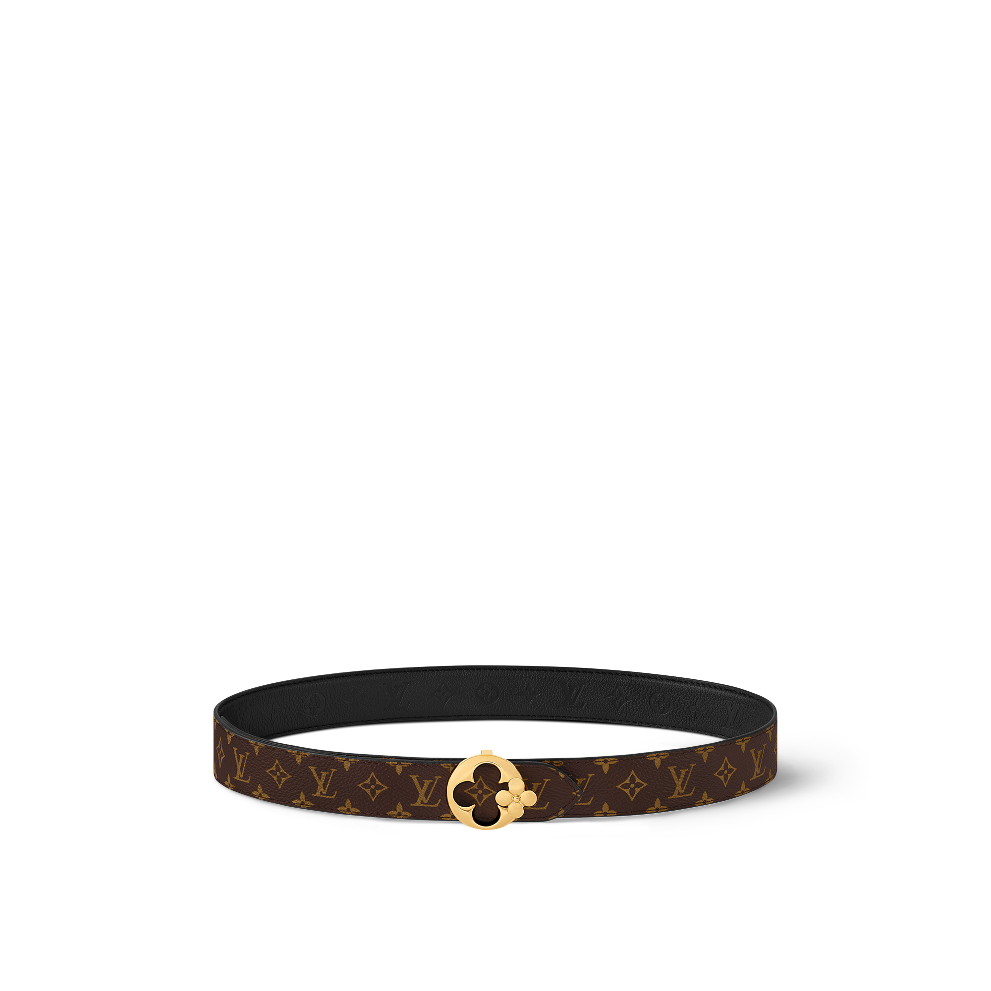 LV Flowergram Round 30mm Reversible Belt Monogram in Women
