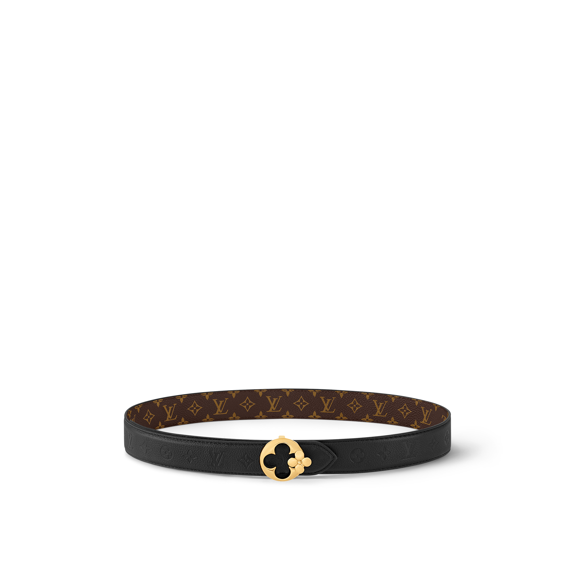 LV Flowergram Round 30mm Reversible Belt Monogram in Women