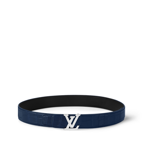 LV Heritage 35mm Reversible Belt Crocodilien Mat in New's For Men New Formal collections by Louis Vuitton (Product zoom)