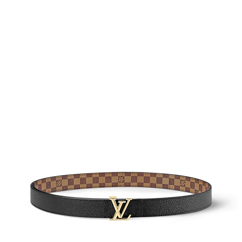 LV Iconic 25 mm Reversible Belt Damier Ebene in Women's Accessories New This Season collections by Louis Vuitton (Product zoom)