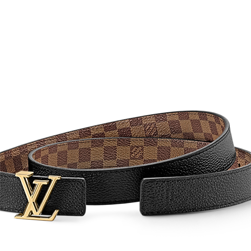 LV Iconic 25 mm Reversible Belt Damier Ebene in Women's Accessories New This Season collections by Louis Vuitton (Product zoom)