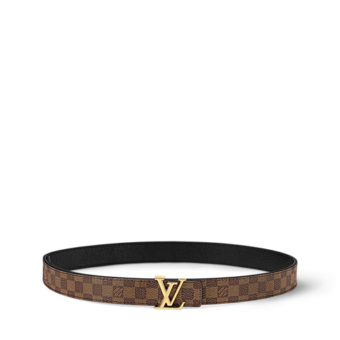 LV Iconic 25 mm Reversible Belt Damier Ebene in Women's Accessories New This Season collections by Louis Vuitton (Product zoom)