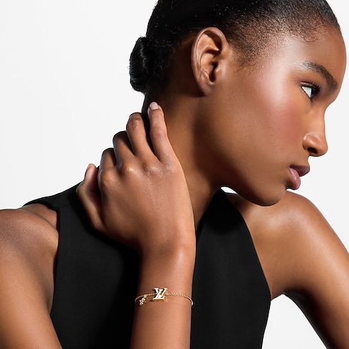 LV Iconic Enamel Bracelet cropped worn view