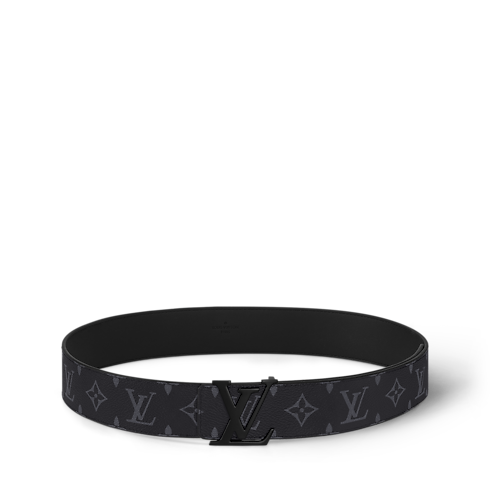 LV Initiales 40mm Matte Black Belt in Men's Accessories Men's Belts collections by Louis Vuitton (Product zoom)
