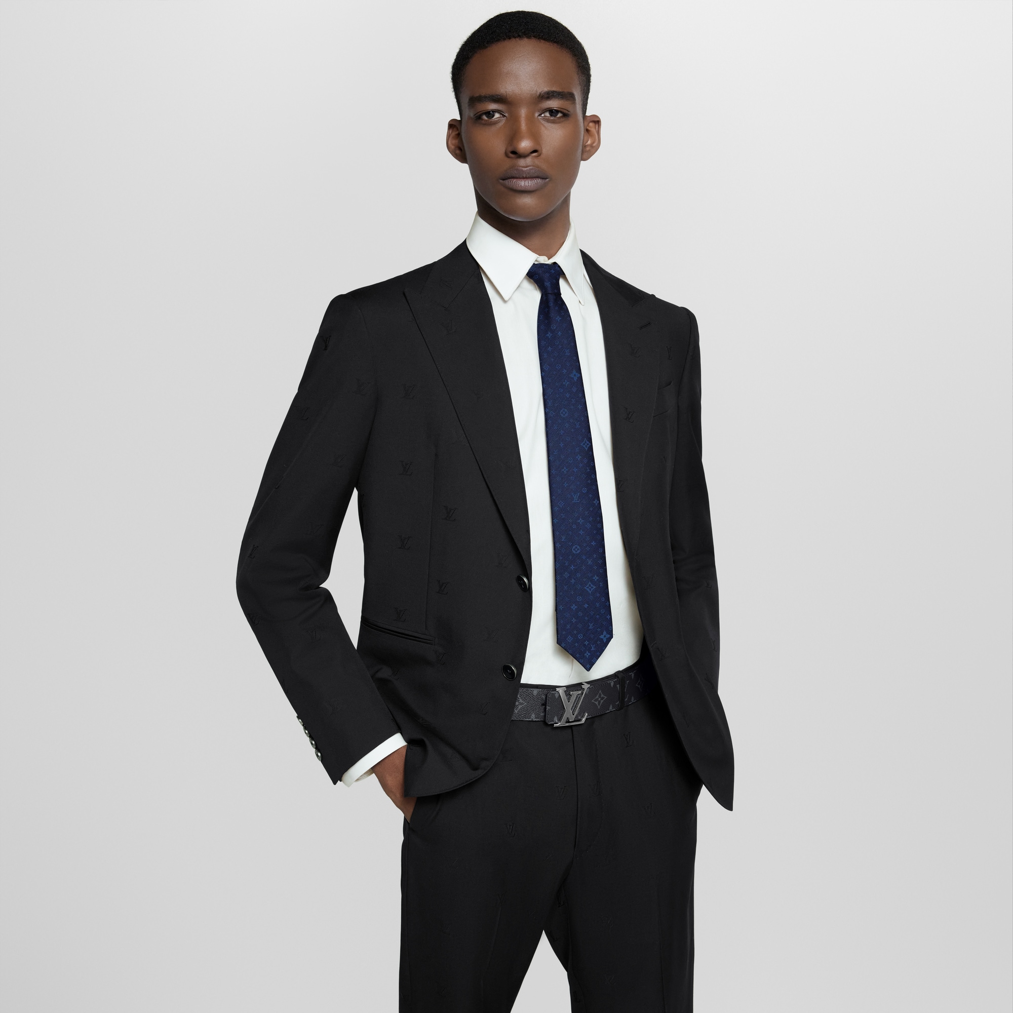 LV Initiales 40mm Reversible Monogram Eclipse in Men