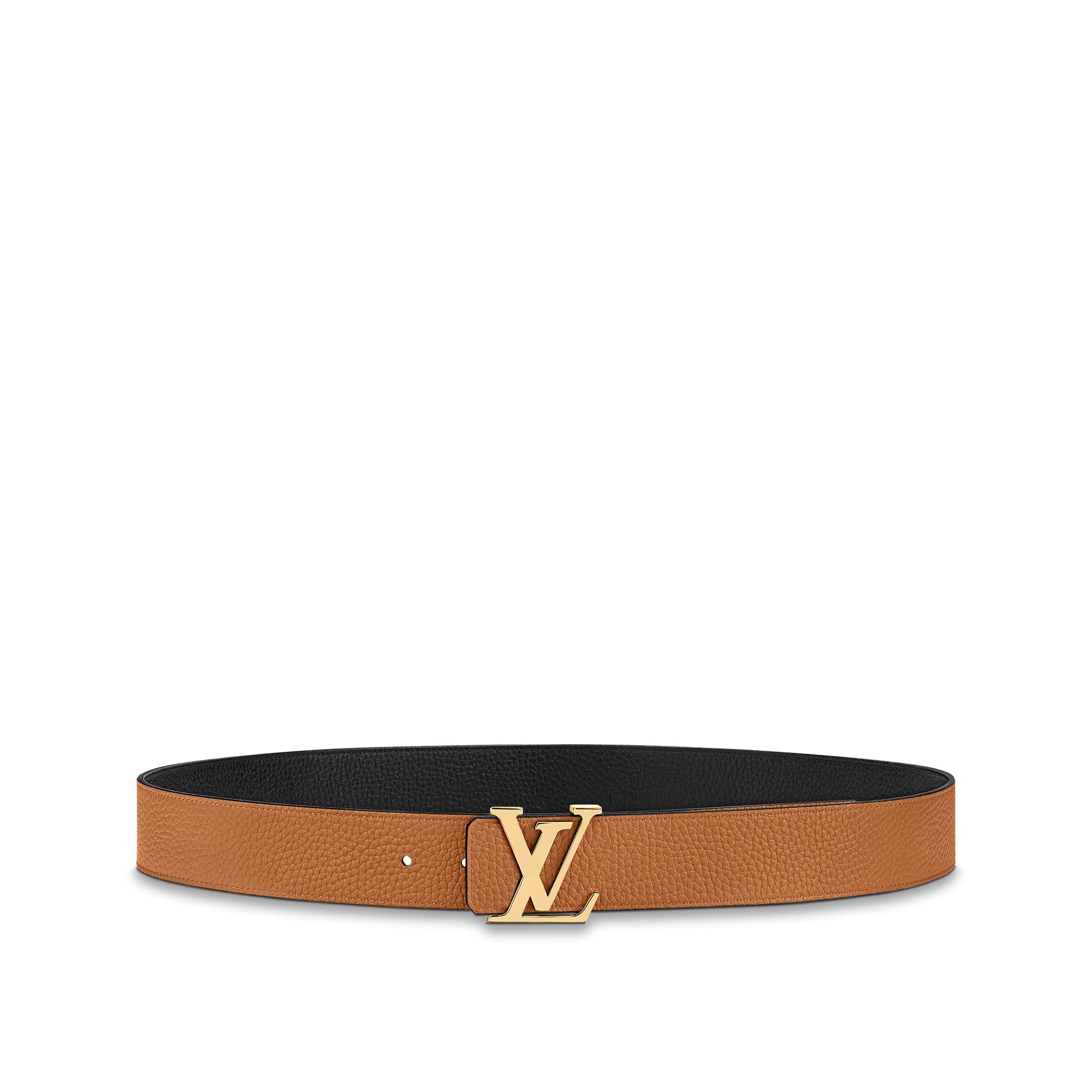 LV Initiales 40mm Reversible Taurillon in Men